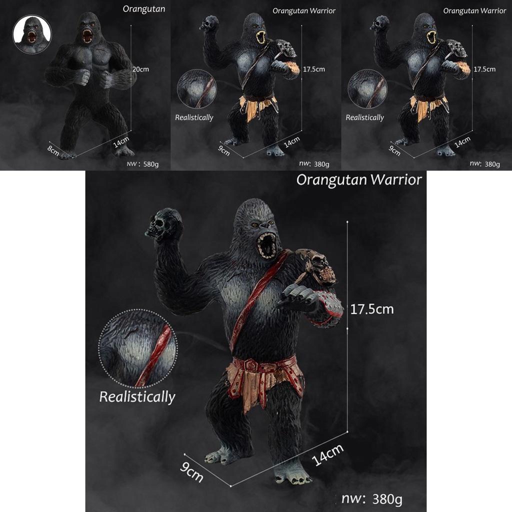 King Kong Gorilla Model Figure Skull Island Toy Exquisite Collectible For Imaginative Play And Display