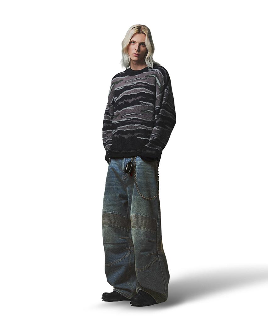 NOT4NERD Night Mist Mohair Knit - Black