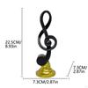 Music Note Statue Decorative Figurine Art Crafts Collectible Table Centerpiece Desktop Ornament for