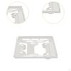 Roof Mounting Kit Stainless Steel Accessory 30x25cm for Mini Satellite Dish Simple Assembly Sturdy