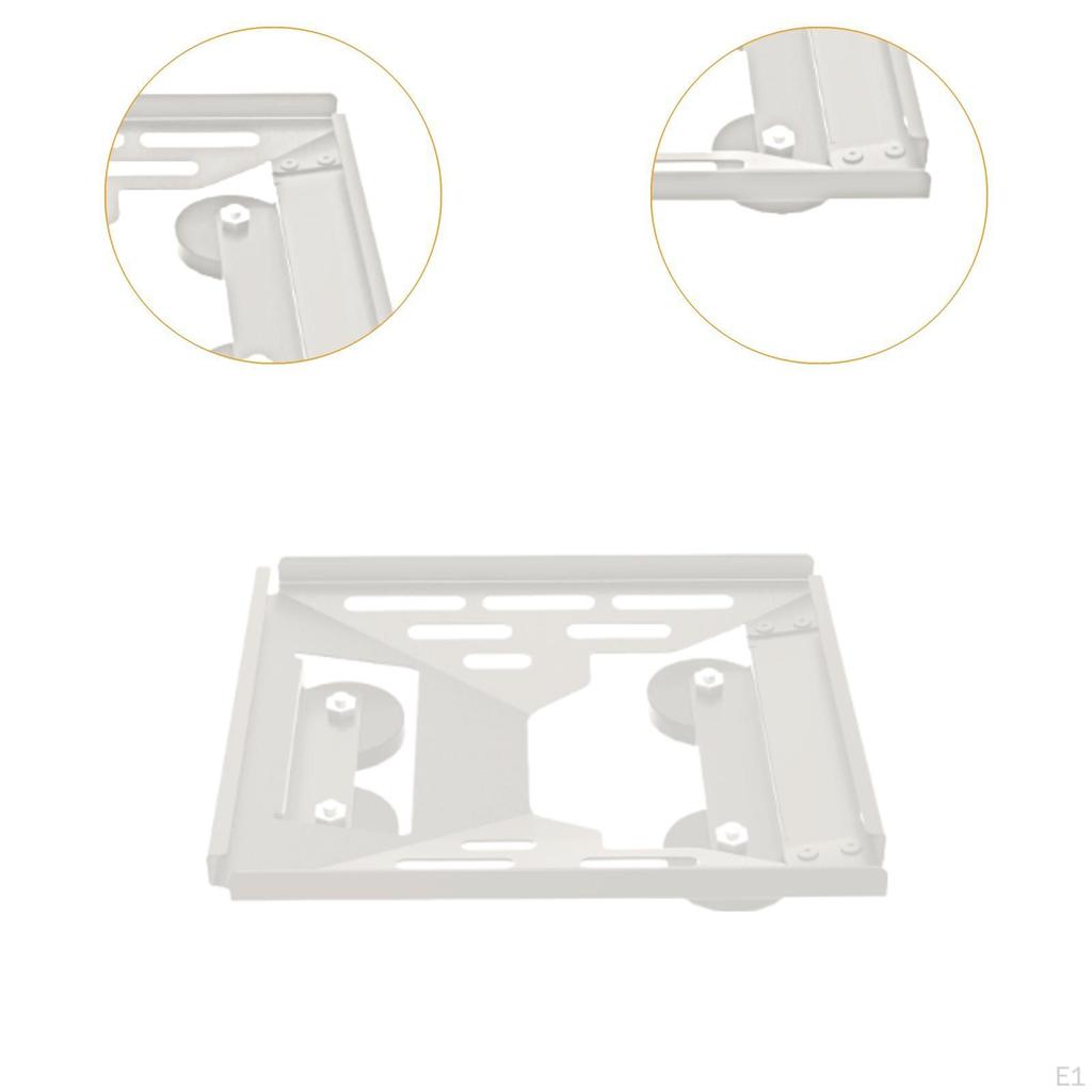 Roof Mounting Kit Stainless Steel Accessory 30x25cm for Mini Satellite Dish Simple Assembly Sturdy