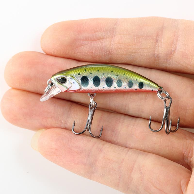 ALASICKAHot 38mm 3.2g Mini Sinking Minnow Fishing Lures Jerkbaits Peche Artificial Bait Wobbler Lure for Trout Bass Carp Fishing
