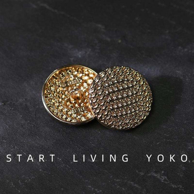 Large Suit Coat Blazer Sewing Buttons Metal Buckles Clothing Needlework Accessories Diy Crafts Supplies Round Alloy Button 6pcs