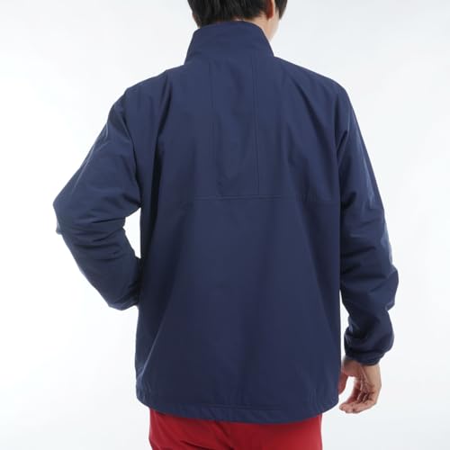 Admiral Golf Men's Water-Repellent Stretch Wind Jacket, ADMA469, Navy, Size M