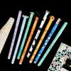 8-Pack Cute Animal Themed Erasable Gel Pens 0.5mm, Multicolored Ink for Smooth Writing, Ideal for Office School Stationery