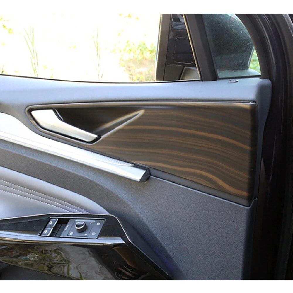 For Volkswagen VW ID.4 ID4  2022 2023 Car Interior Part Refit Inner Door Handle Bowl Panel Cover Trim Sticker Anti Scratch