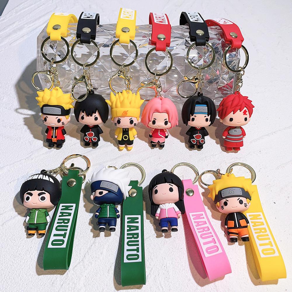 Naruto Cute Soft Rubber Keychain Collectible Key Accessory Perfect Gifts For