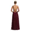 2026 European and American Women's Clothing New Temperament Elegant Evening Dress Dress Lace Sexy Backless Suspender Dress