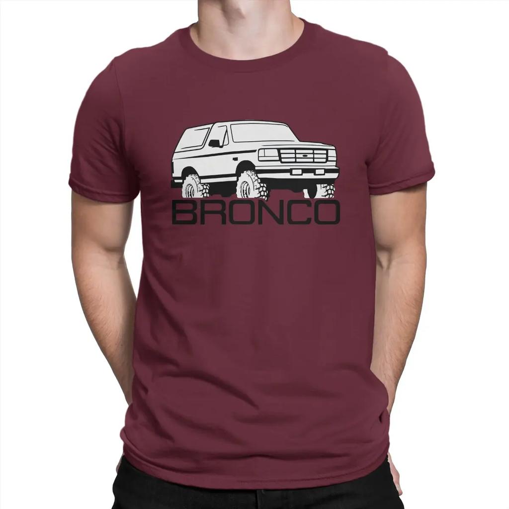 XLT Creative TShirt for 1992-1996 Ford Bronco Round Neck Basic T Shirt Hip Hop Gift Clothes OutdoorWear Unisex