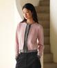 SHINE ON YOU Premium Rws Superfine Merino Layered Effect Cardigan_Powder Pink