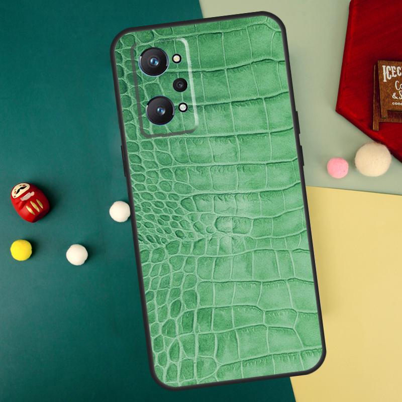 Crocodile Pattern Print For Realme GT7 Pro 15 13 10 11 12 14 Pro Plus C55 C71 C75 C67 C63 C61 C53 C35 C65 GT6 Case