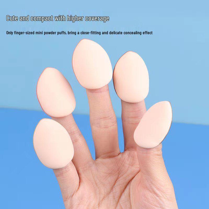 Mini Thumb Puff - Non-Absorbing Cushion Finger Sponge for Foundation and Concealer