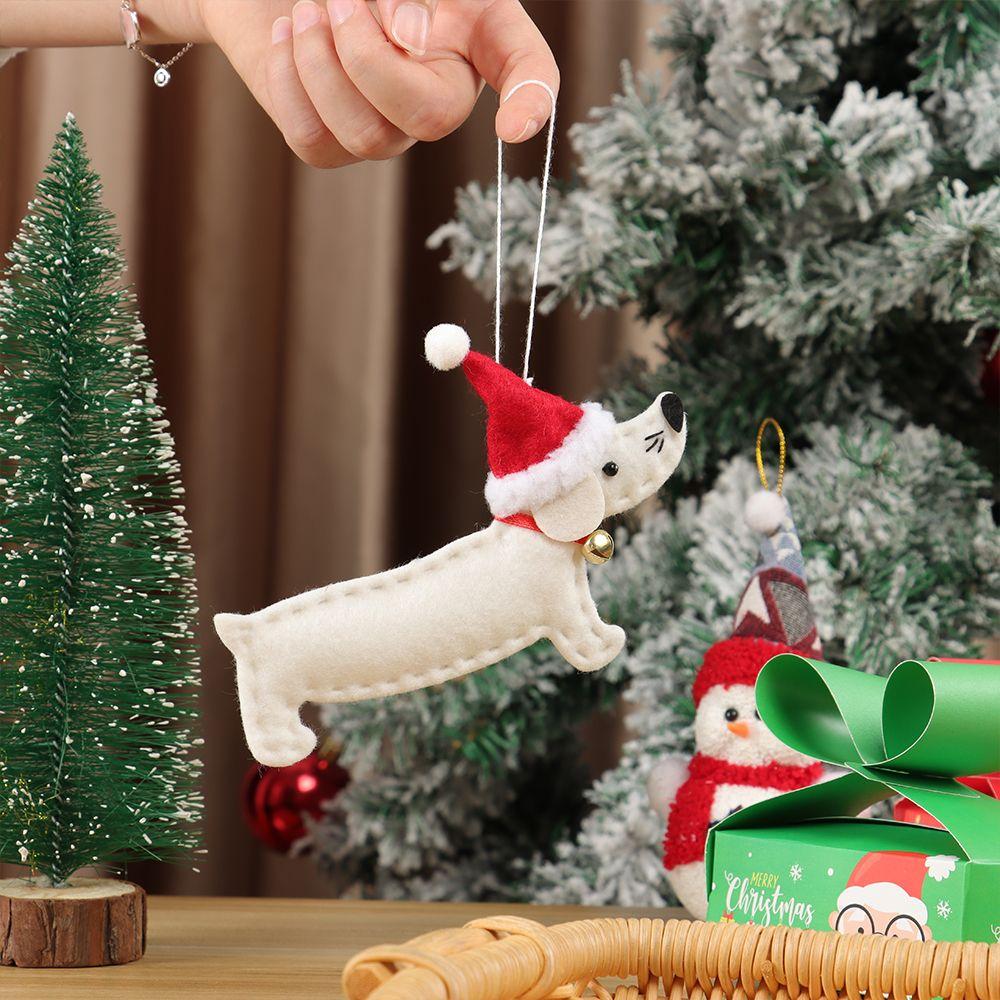 Gift Party Supplies Hang Decorations Ornaments Xmas Pendant Dachshund Dog Christmas Tree Accessories