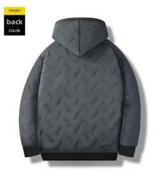 Men's Winter Lambskin Hooded Cotton-Padded Jacket - Plush, Thick, Plus Size