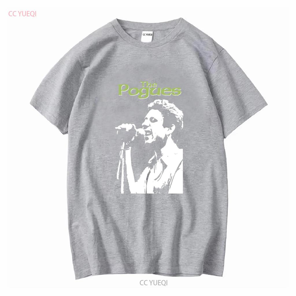 HOT Shane Macgowan T Shirt The Pogues All Size SM20 long or short sleeves vintage Washed homme Soft Top For Everyday Wear