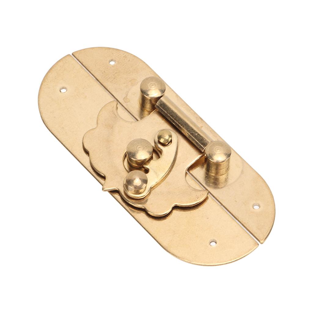 Antyczne Zatrzaski Klamrowe Wykwintna Tekstura Elegancki Odporny na Korozję Retro Pudełko na Biżuterię Antyczny Zamek