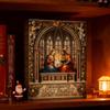 Renaissance Holy Family Advent Calendar 24-Day Christmas Countdown Box with Biblical Nativity Scene Ornaments Holiday Decor for Kids And Family