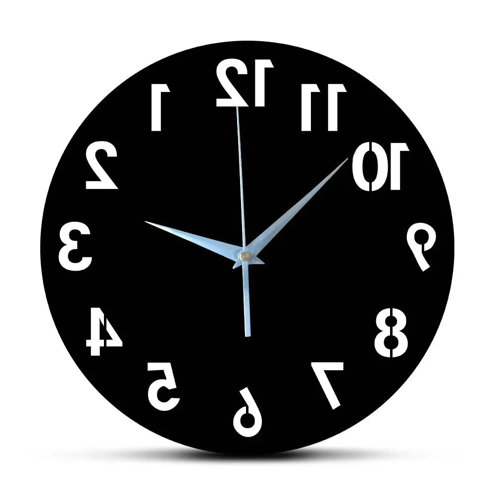 New arrive 3D acrylic mirror wall clocks quartz Needle watch modern horloge digital number clock home decor stickers SinglM8Y4D1