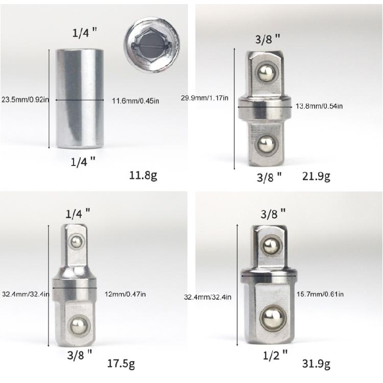 Solid Steel Socket Adapter Ensuring Perfectly Fit for Efficient Use In Diverse Repair and Assembly Projects Repairs