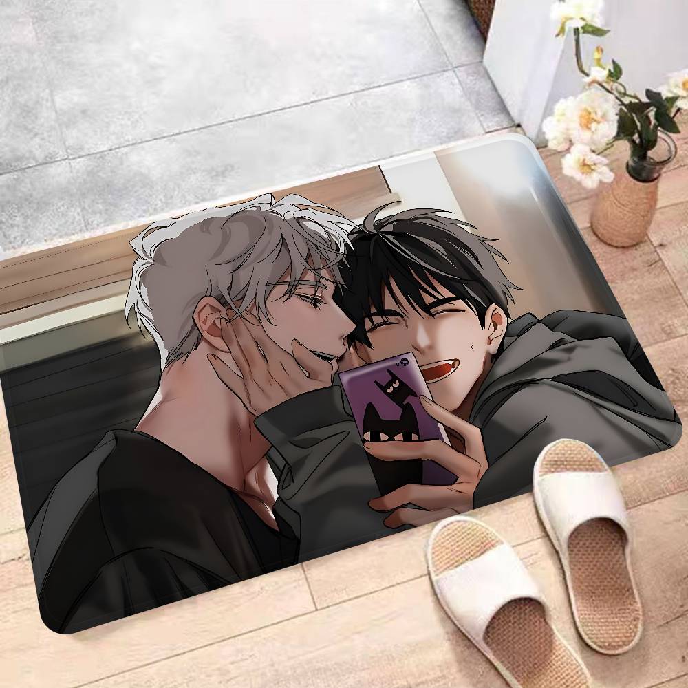 Passion Bl Anime Floor Mat Rectangle Anti-slip Home Soft Badmat Front Door Indoor Outdoor Mat el Decor Mat