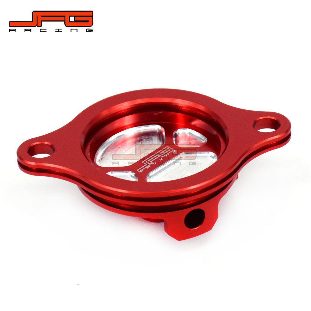 CNC Aluminum Oil Filter Cover for 2002-2008 CRF450R Off-Road Motorcycle