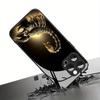 Light Luxury Gold Scorpion Pattern Glass Phone Case for Samsung A07 A26 A36 A56 A16 A24 A405 A25 A15 A04 A34 A54 A24 A05 4G 5G