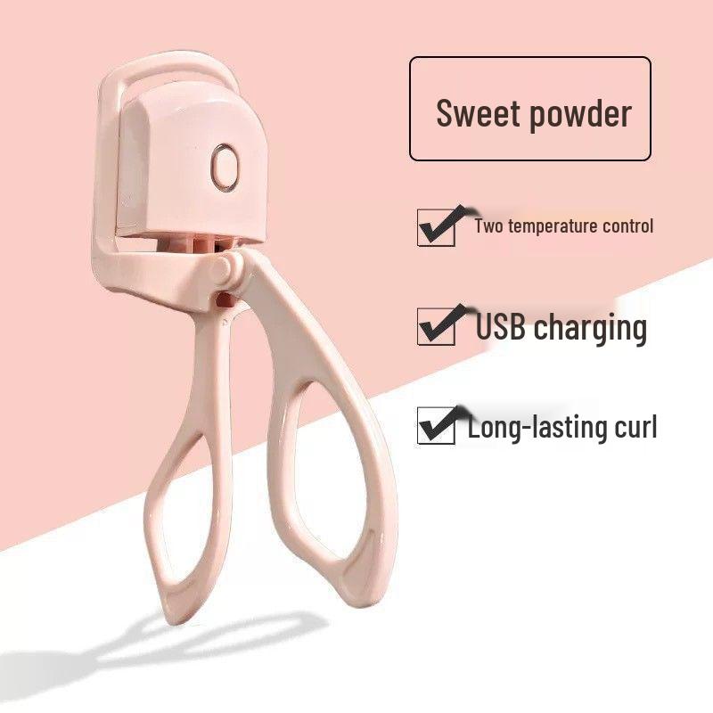 New Rechargeable Electric Heated Eyelash Curler – Long-lasting Curling and Shaping