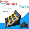 Portable Rubber Wheel Chock: Car, Truck, Parking Anti-Roll Stopper, Skid Preventer Triangle.
