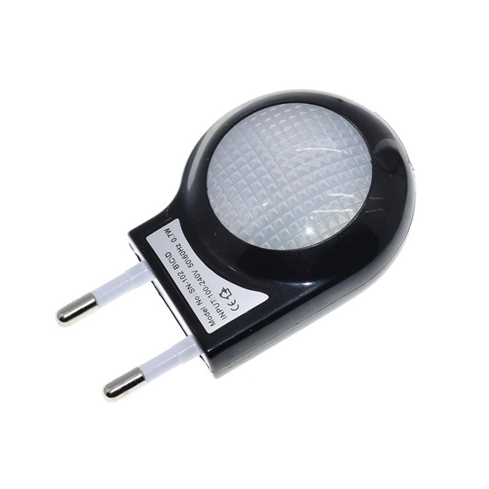 

Мини светодиодный ночник-улитка, автоматический ночник, встроенный датчик света, настенный светильник для детской спальни, вилка ЕС/США EU чёрный