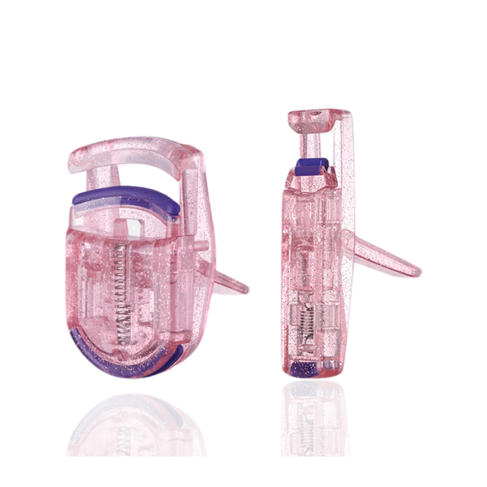 

MAEXUS and Spot Eyelash Curler for Single Eyelid Pinpoint Curl to the Corners and Edges of the Sparkling Pink Wide-Angle Curlers, 2-Pack, Deep-set