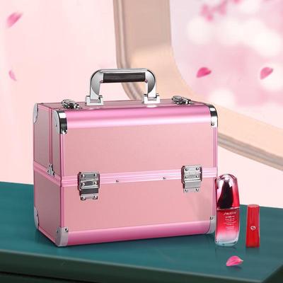 Multi-Layer Cosmetic, Tattoo & Nail Tool Portable Aluminum Box - Korean Fashion