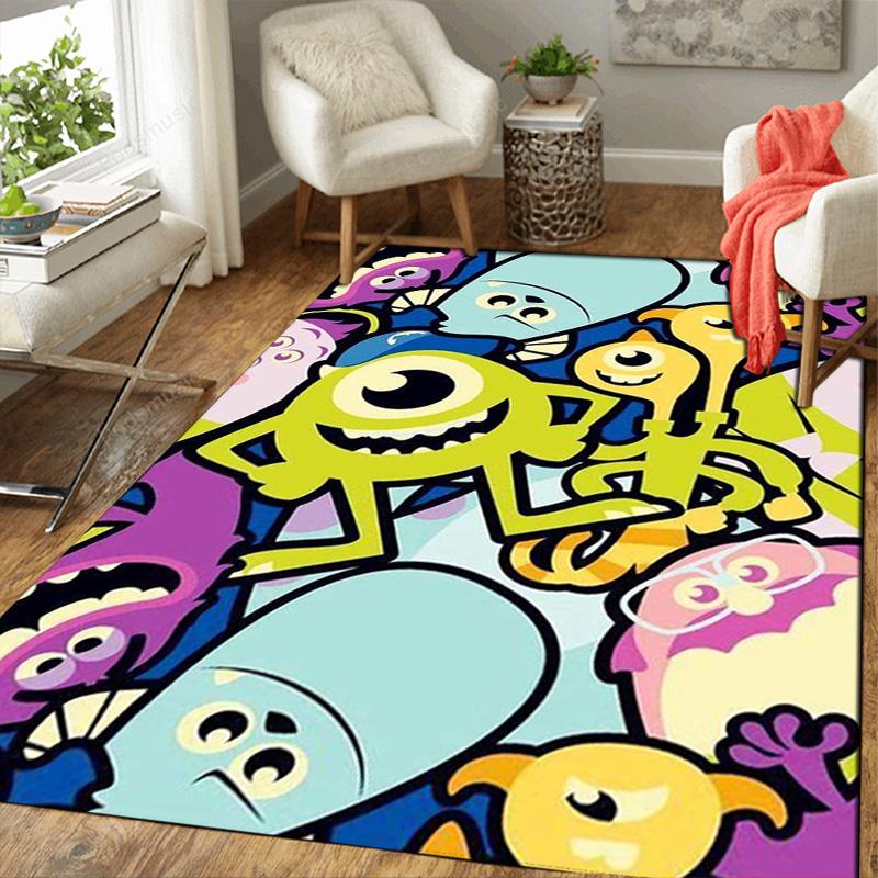Monsters Mike Wazowski Rug Floor Mat for Living Room or Bedroom Soft and Comfortable Carpet a Gift for Birthday and Holiday.NFF0928250