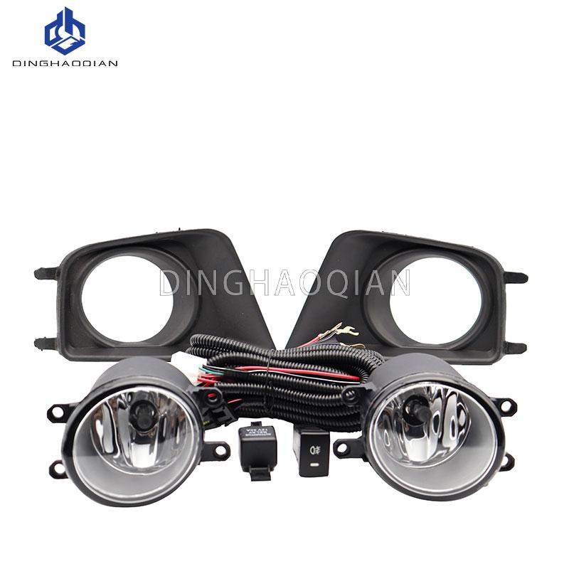 

1 комплект Противотуманные фары Фара для Toyota Tacoma 2012 2013 2014 2015 Противотуманные фары Комплект автомобильных противотуманных фар С проводкой Лампочка Переключатель