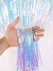 Laser Rain Curtain Birthday Party Decoration for Children - Creative Tassel Festival Backdrop