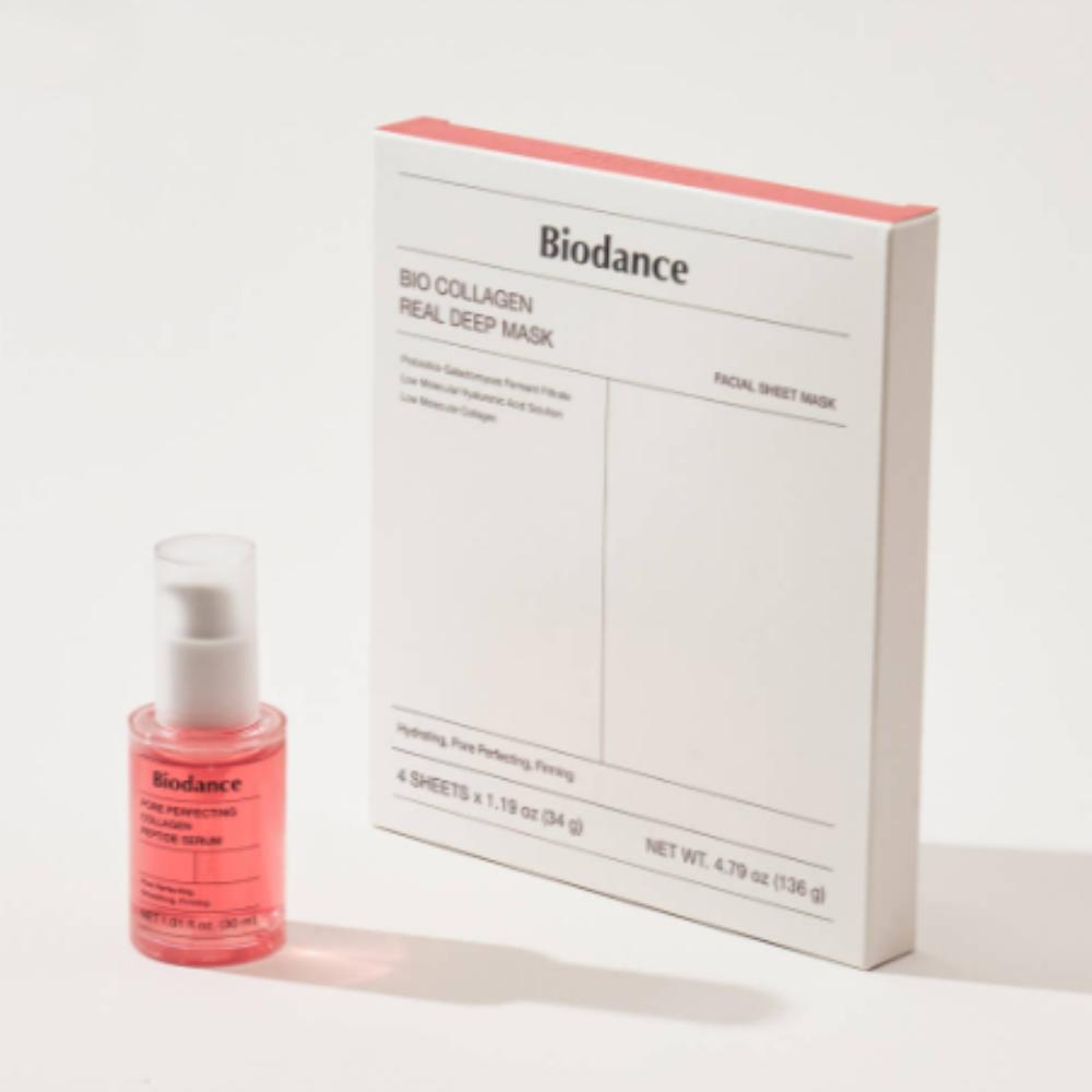 

Набор Biodunce Double Collagen Care — Коллагеновые маски и пептидная сыворотка для упругости и увлажнения