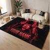 Custom Name Crystal Velvet Rug,The Weeknd Comfortable Anti Slip Floor Mat For Room Decoration