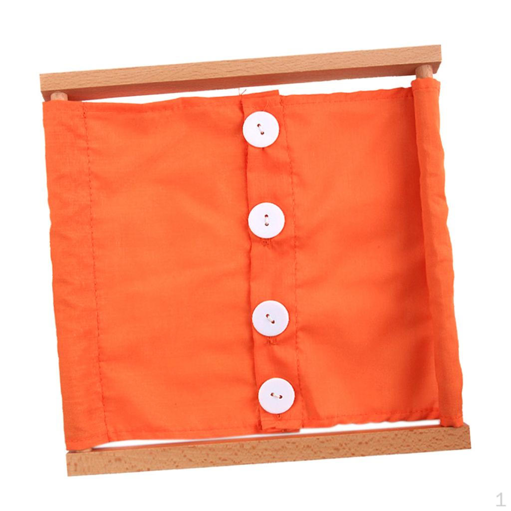 Dress Board, Buckle Snap Button Toys for Toddlers, Montessori Kids Ages 3+, 12 Types,