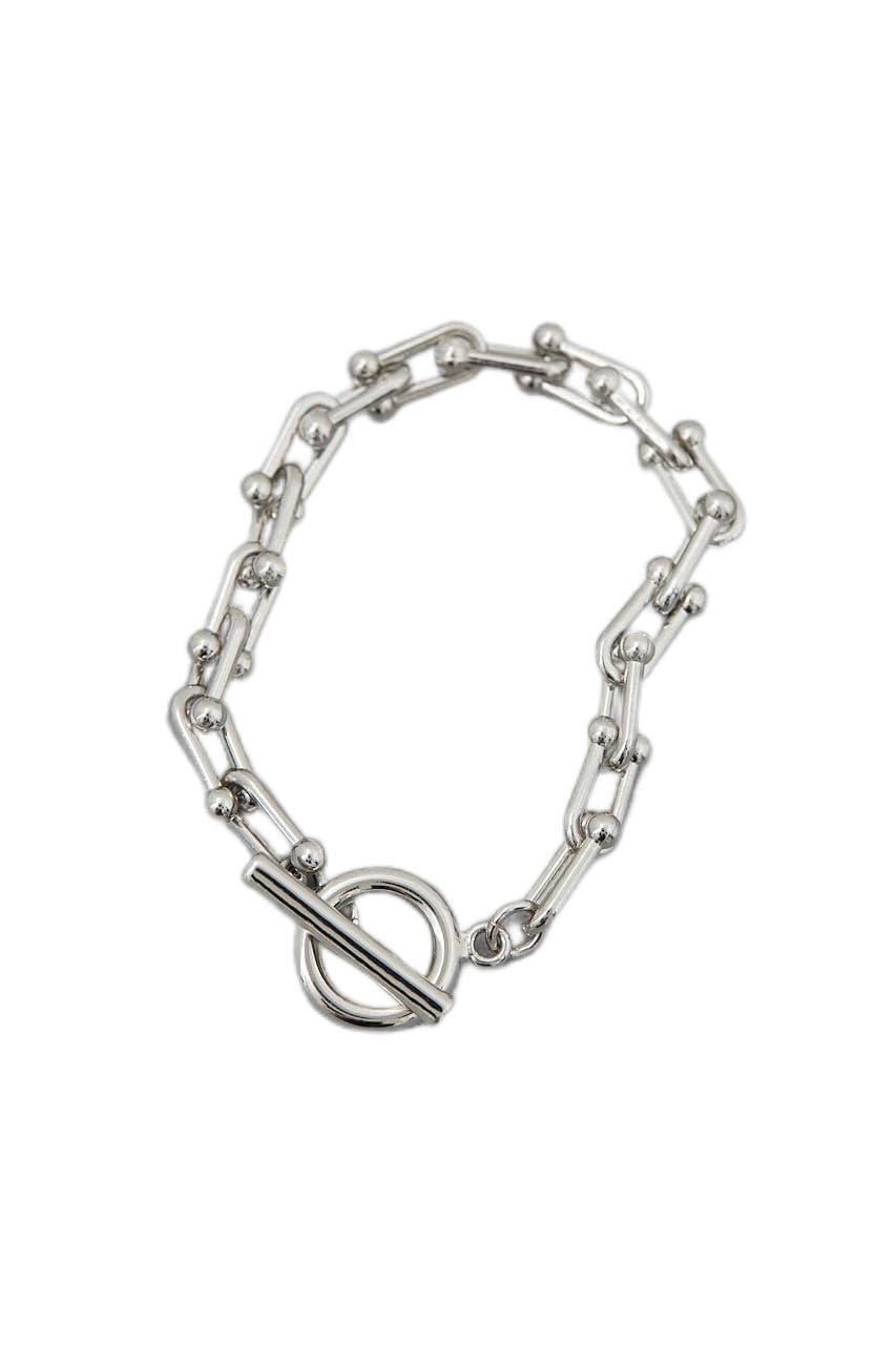 

от U Chain Bracelet SLV Общая длина 19 см [Azure Mauzy] Мужской 251GAB56-310H Прибл.