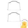 Multipurpose Handheld Cheese Wire Stainless Steel Cheese and Ham Slicing Stainless Steel Cheese Cutter with Comfortable Set Cutter, Tool, Grip,