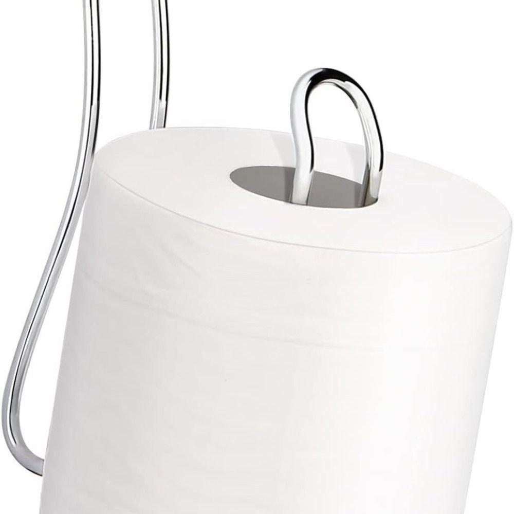 Punch-free Toilet Roll Paper Holder Hanging Tissue Storage Holder Roll Paper Hanger  Kitchen