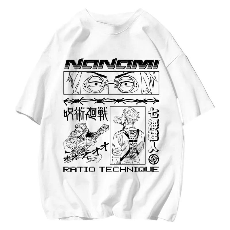 Jujutsu Kaisen Gojo Satoru Toru Yuuji Printed T-shirt Men's and Women's T-shirt Hip Hop Streetwear Oversized Tshirt Clothing Boy Girl Tee