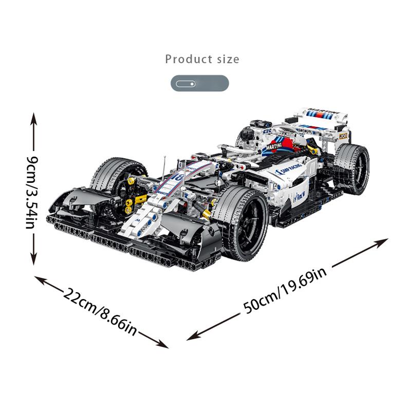 MOC Technical Sports Car Building Blocks Speeding Racing Vehical Model Decoration RC Brick Toy Set Adult Children Birthday Gift