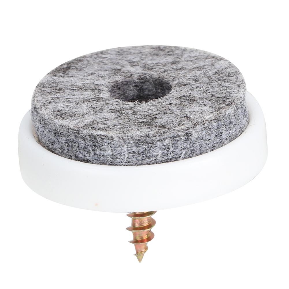 50Pcs Non-Slip Furniture Feet Pad Felt Nail for Table Sofa Chair Leg Floor Protection(28mm )