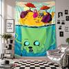 Wall TapestryAdventure Time Cartoon Art Hanging Cloth Decorative Background Cover for Room Decoration