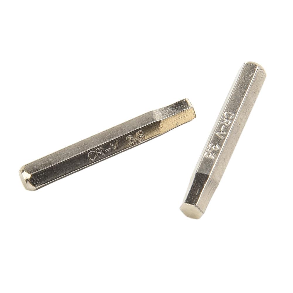 High Strength Steel Small Hex Screwdriver Bits 5Pcs H0 7 4mm Hex Shank
