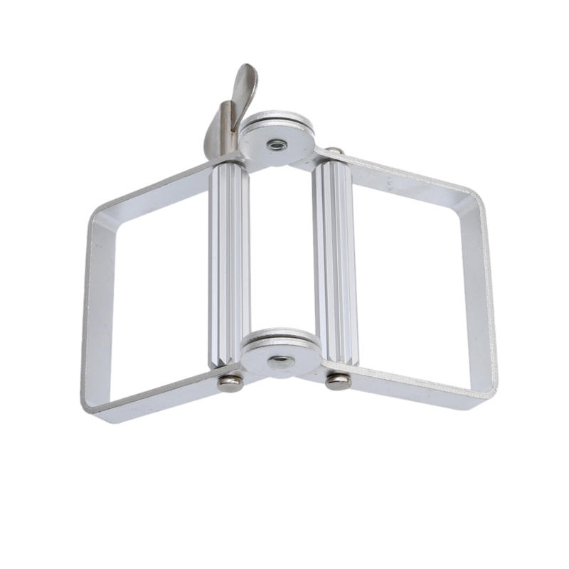 

Stainless Steel Toothpaste Squeezers Manual Silver Aluminum Alloy Squeezer Tool Hair Dye Paste Pigment Toothpaste Holder