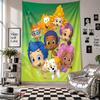Wall TapestryBubble Guppy Art Hanging Cloth Decorative Background Cover for Room Decoration