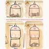 Double Layer Underwear Storage Bag,New Wall Hanging Breathable Mesh Bags with Hook for Socks Toy,Multi-Purpose Closet Organizer