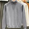 Men's Trendy High Neck Solid Color Winter Sweater - Casual Japanese Style Pullover Knitwear