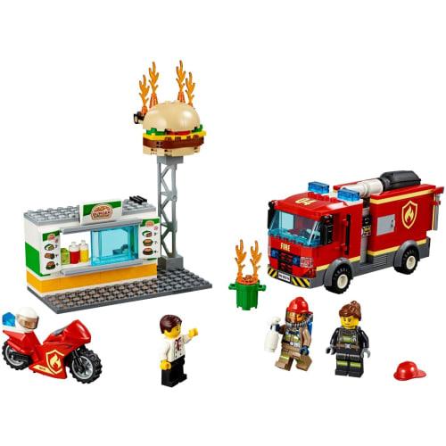 LEGO City Hamburger Shop Fire 60214 Blokové autíčko